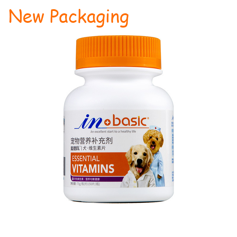 INBASIC 150 Tablets 11 In 1 Multivitamin Dog Nutritional Supplements